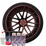 Red Metalizer Wheel Kit