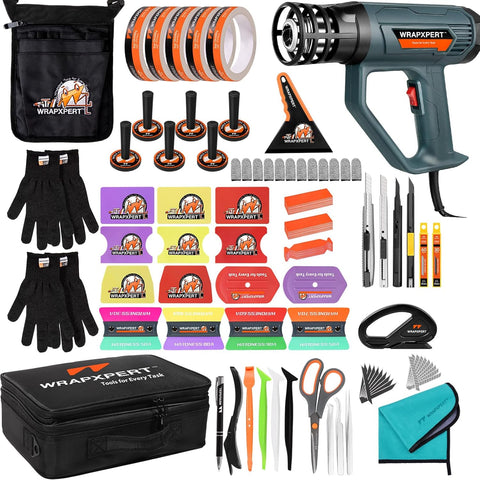 WRAPXPERT Vinyl Wrap Tool Kit with Heat Gun