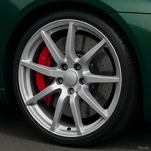 Carbon Silver Wheel Kit