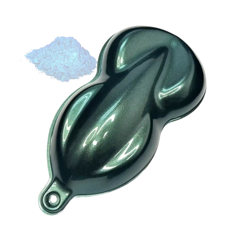 Green Interference Pearls