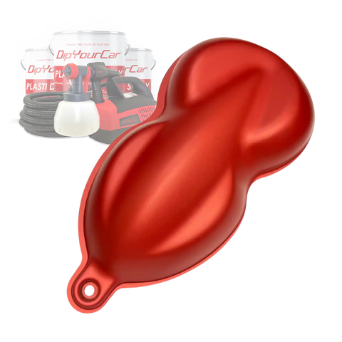 Carmine Red Peelable Car Kit