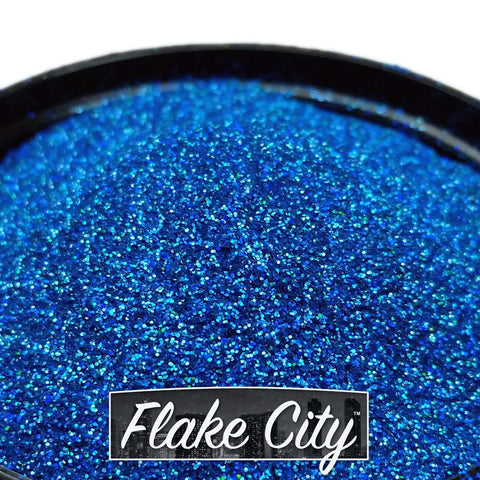 .008" Saphire Blue Holographic Flakes